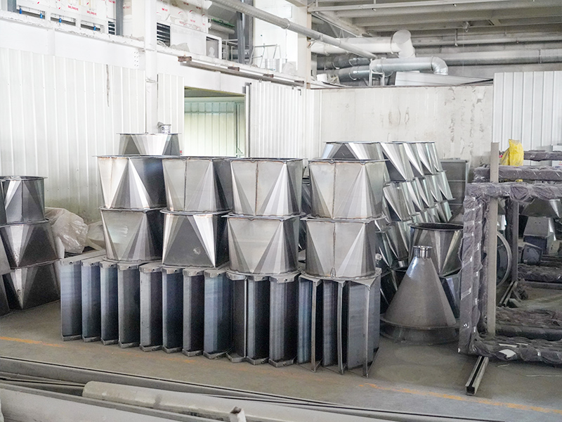 Spraying robot installation and adjustment site