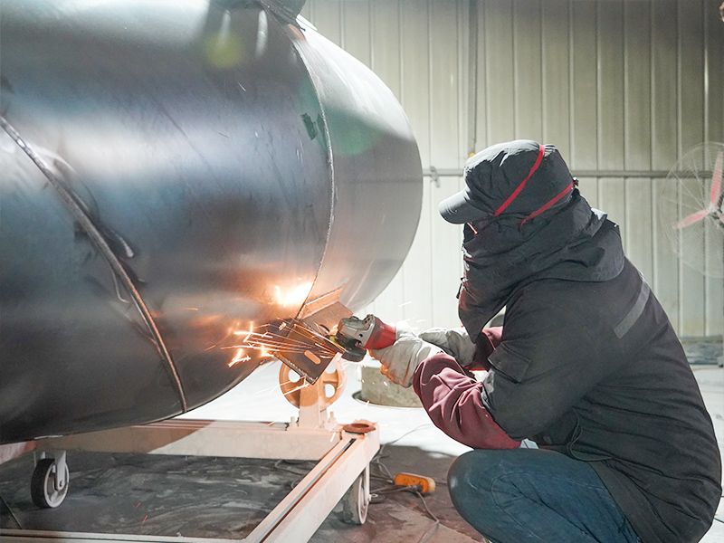 Powder coating line factory overview