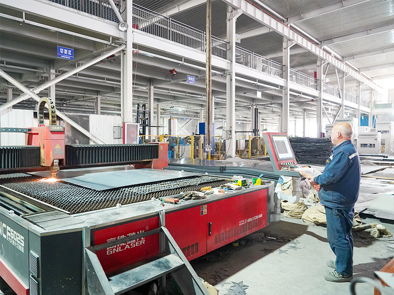 Coating line assembly and testing area