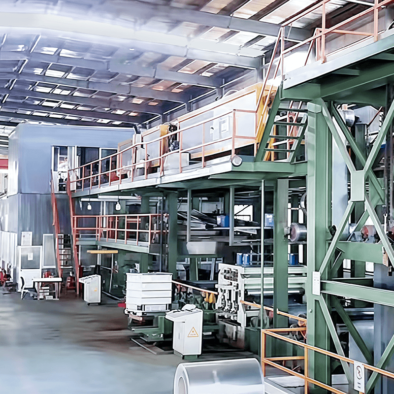 Automated painting line layout and robotic arms