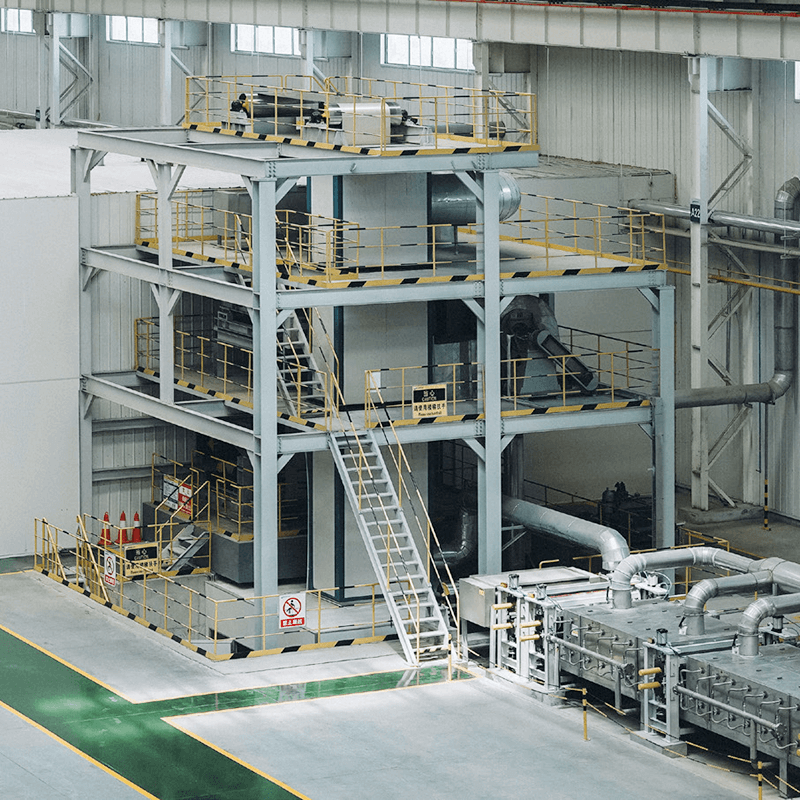Industrial Powder Coating Line Layout